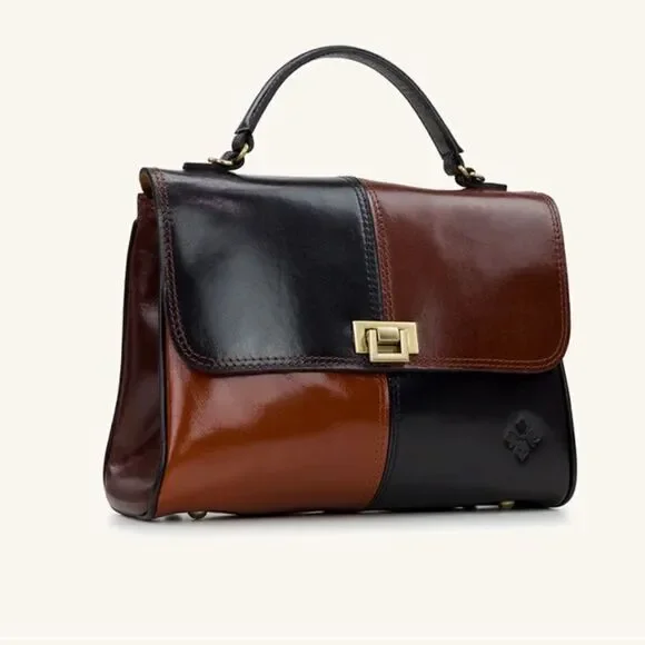 Patricia NASH NWT Yoeky Top Handle Vintage Color block - Picture 4 of 4